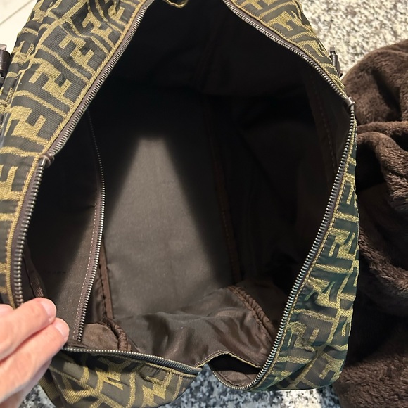 FENDI ZUCA LARGE BOSTON canvas bag - Picture 3 of 4